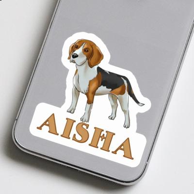 Aufkleber Aisha Beagle Hund Gift package Image