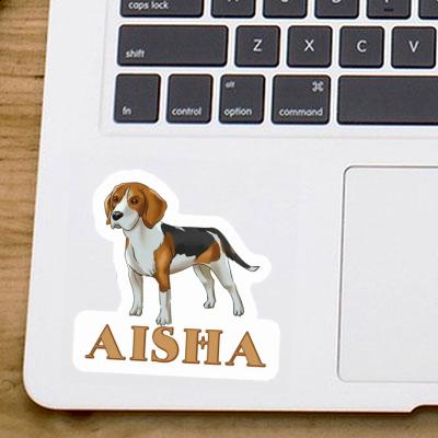 Sticker Beagle Dog Aisha Notebook Image