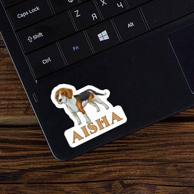 Aufkleber Aisha Beagle Hund Notebook Image