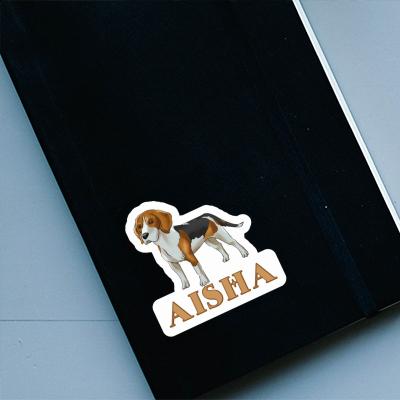 Sticker Beagle Dog Aisha Gift package Image