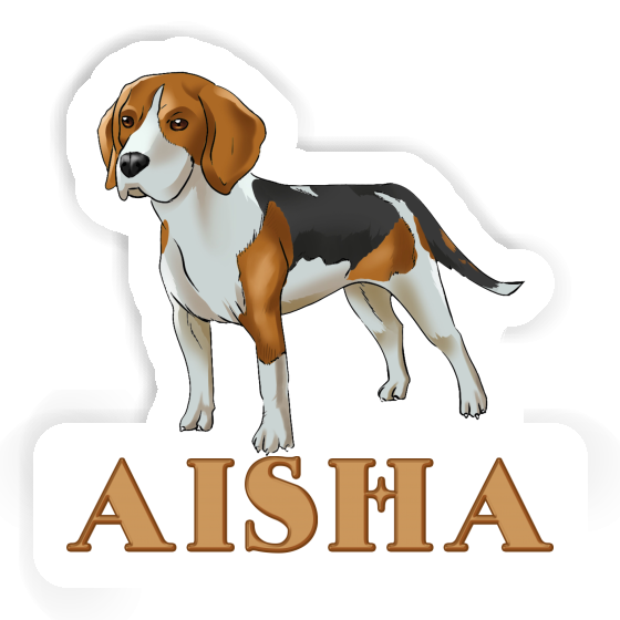 Sticker Beagle Dog Aisha Image