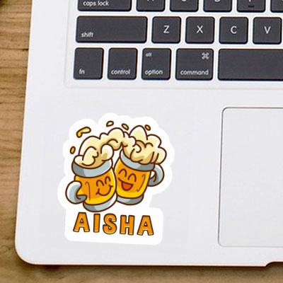 Sticker Aisha Beer Notebook Image