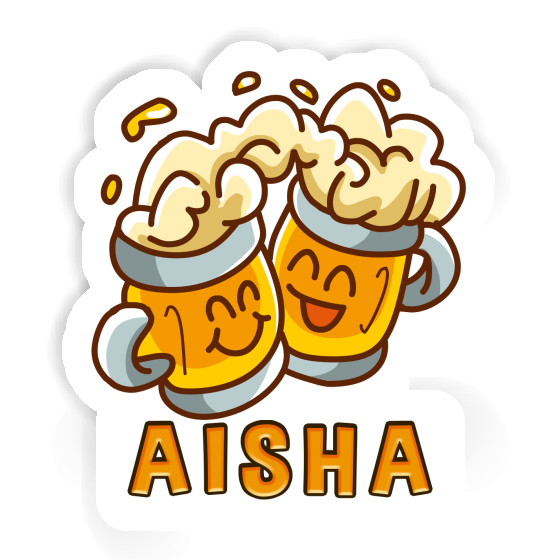 Sticker Aisha Beer Laptop Image