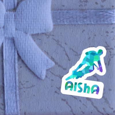 Aisha Sticker Biker Laptop Image