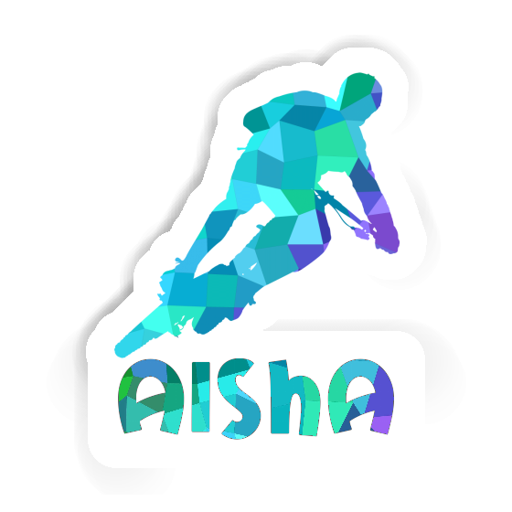 Aisha Sticker Biker Notebook Image