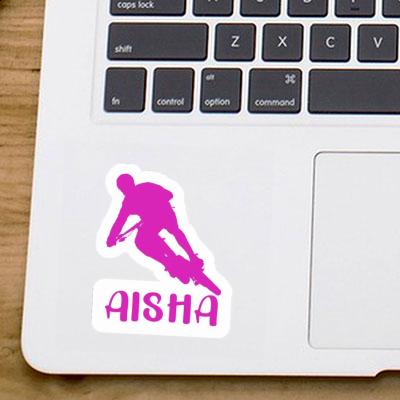 Aisha Sticker Biker Notebook Image