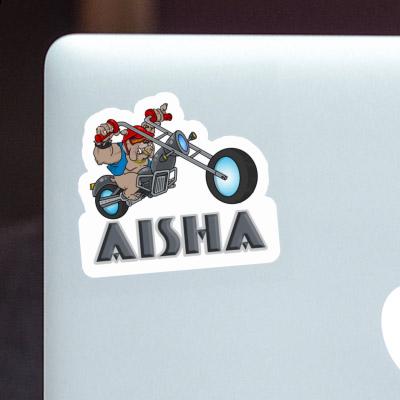 Motorradfahrer Aufkleber Aisha Notebook Motorradfahrer Aufkleber Aisha Notebook Image