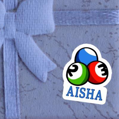 Sticker Billiard Ball Aisha Notebook Image