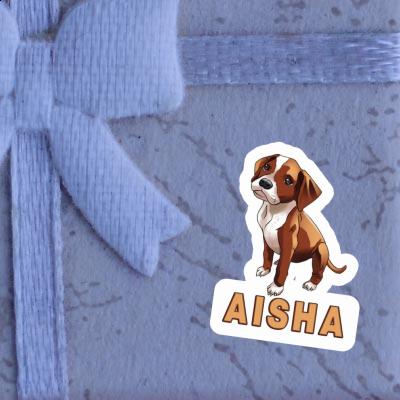 Sticker Aisha Boxerhund Notebook Image