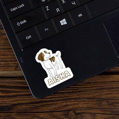 Aisha Sticker Spaniel Laptop Image