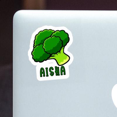 Aisha Sticker Broccoli Laptop Image