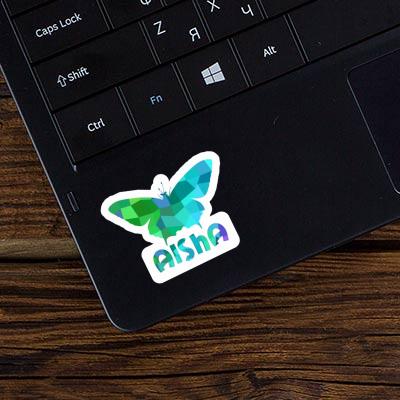 Autocollant Papillon Aisha Laptop Image