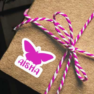 Sticker Butterfly Aisha Gift package Image