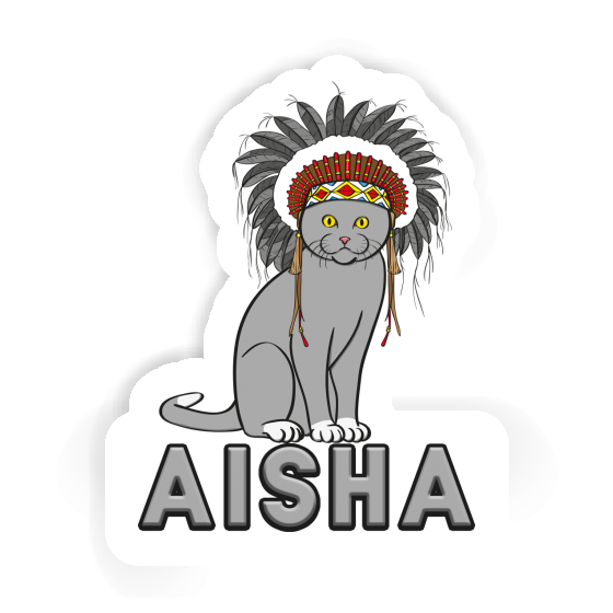 Indian Cat Sticker Aisha Gift package Image