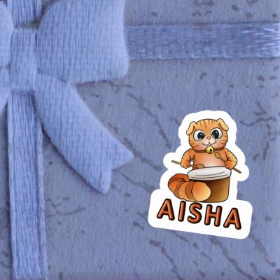 Aisha Sticker Trommlerin Laptop Image