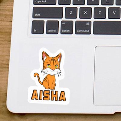 Aisha Sticker Cat Laptop Image