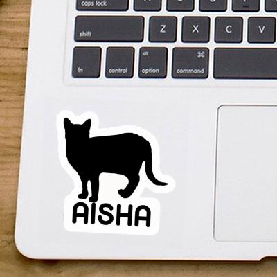 Autocollant Aisha Chat Laptop Image