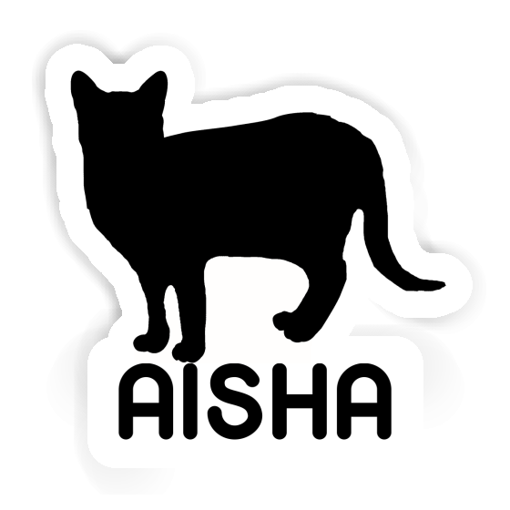 Sticker Cat Aisha Laptop Image