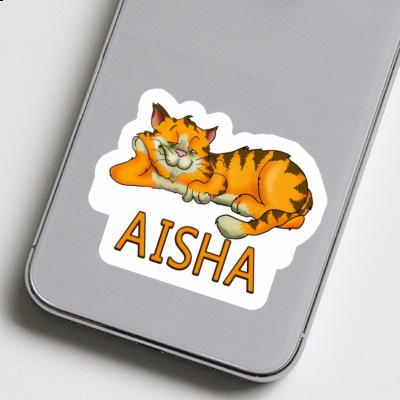 Aisha Autocollant Chat Notebook Aisha Autocollant Chat Gift package Image