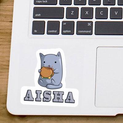 Aisha Aufkleber Hamburger-Katze Gift package Image