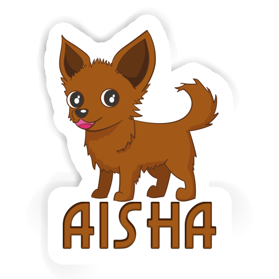 Aisha Sticker Chihuahua Laptop Image