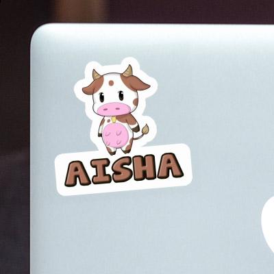 Autocollant Aisha Vache Laptop Image