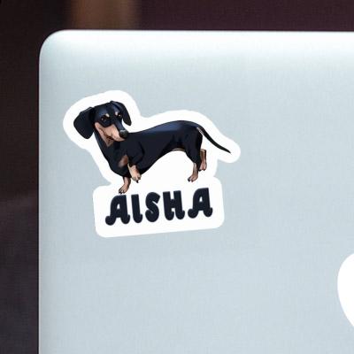 Dachshund Sticker Aisha Notebook Image