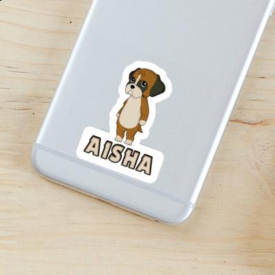 Aisha Sticker German Boxer Notebook Image