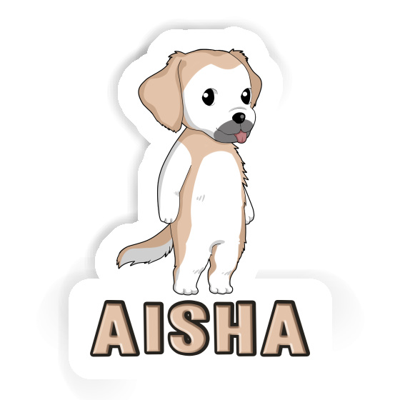 Sticker Golden Retriever Aisha Sticker Golden Retriever Aisha Image