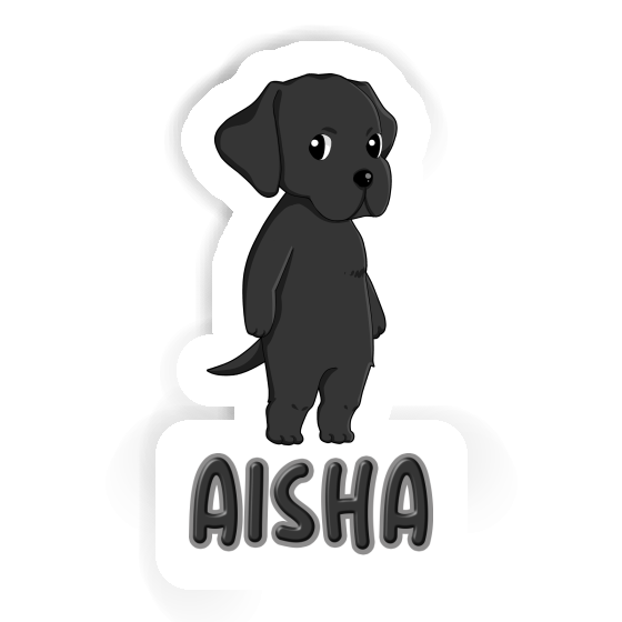 Aisha Sticker Labrador Retriever Notebook Image