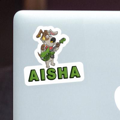 Sticker Guitarist Aisha Image