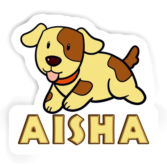 Dog Sticker Aisha Notebook Dog Sticker Aisha Gift package Image