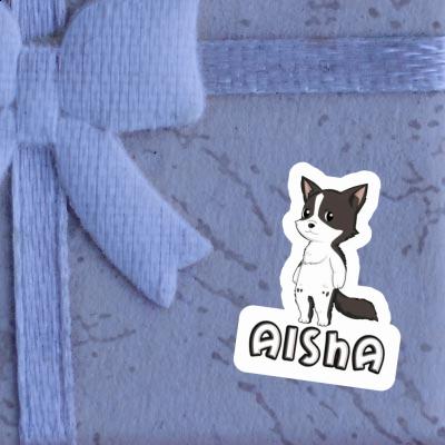 Border Collie Sticker Aisha Notebook Image