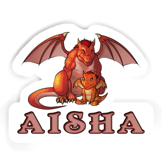 Dragon Sticker Aisha Notebook Image