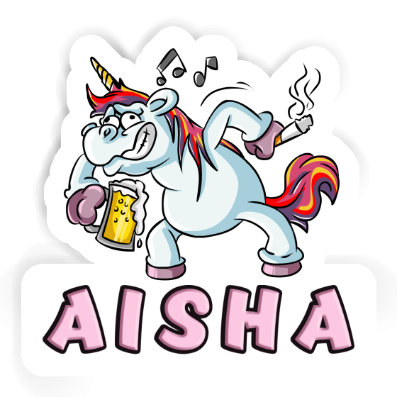 Sticker Party-Einhorn Aisha Laptop Image