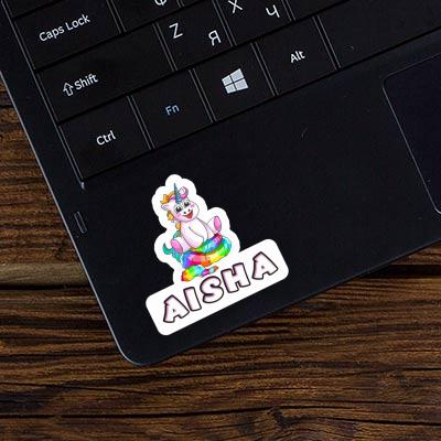 Sticker Baby Unicorn Aisha Laptop Image