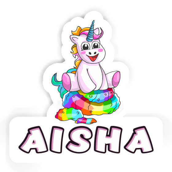 Aufkleber Baby Einhorn Aisha Image