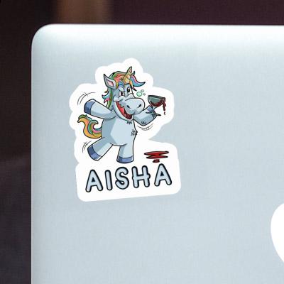 Licorne Autocollant Aisha Laptop Image