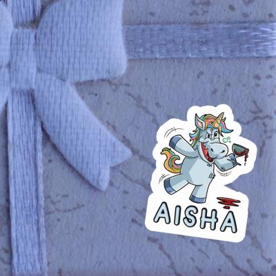 Weinhorn Sticker Aisha Notebook Image