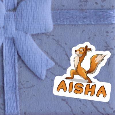 Sticker Yoga Squirrel Aisha Image