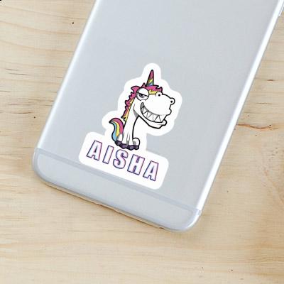 Sticker Unicorn Aisha Laptop Image