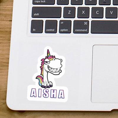 Autocollant Aisha Licorne grinçante Image