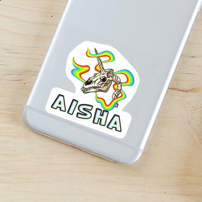 Aisha Sticker Unicorn Skull Notebook Image