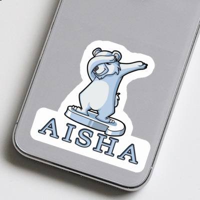 Autocollant Ours Aisha Gift package Image