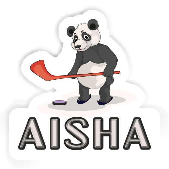 Ice Hockey Panda Sticker Aisha Gift package Image