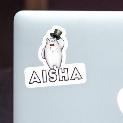 Sticker Eisbär Aisha Laptop Image