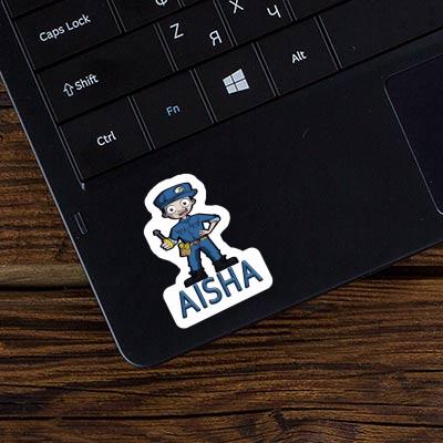 Elektriker Sticker Aisha Notebook Image