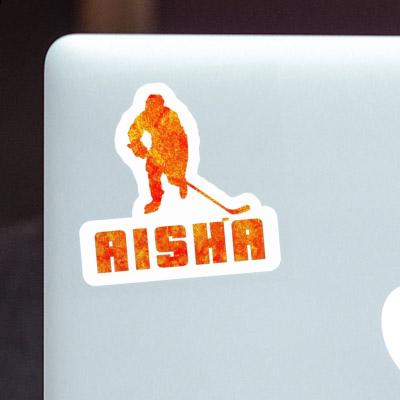 Aisha Aufkleber Eishockeyspieler Gift package Image