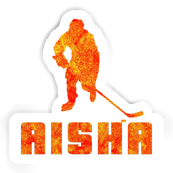 Aisha Aufkleber Eishockeyspieler Gift package Image