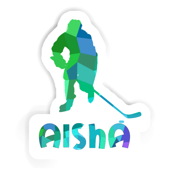 Sticker Aisha Hockey Player Gift package Image